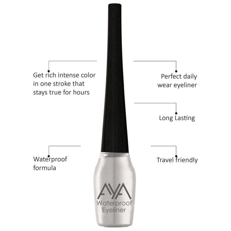 AYA Waterproof Eyeliner - Silver