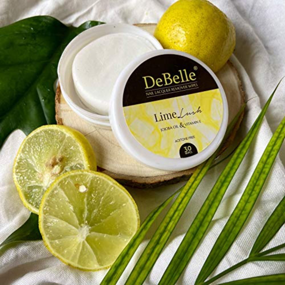 DeBelle Nail Lacquer Remover Wipes - Lime Lush