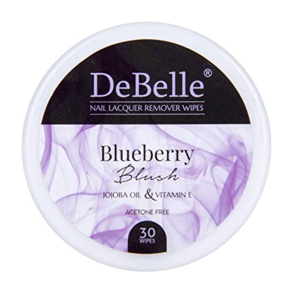 DeBelle Nail Lacquer Remover Wipes - Blueberry Blush
