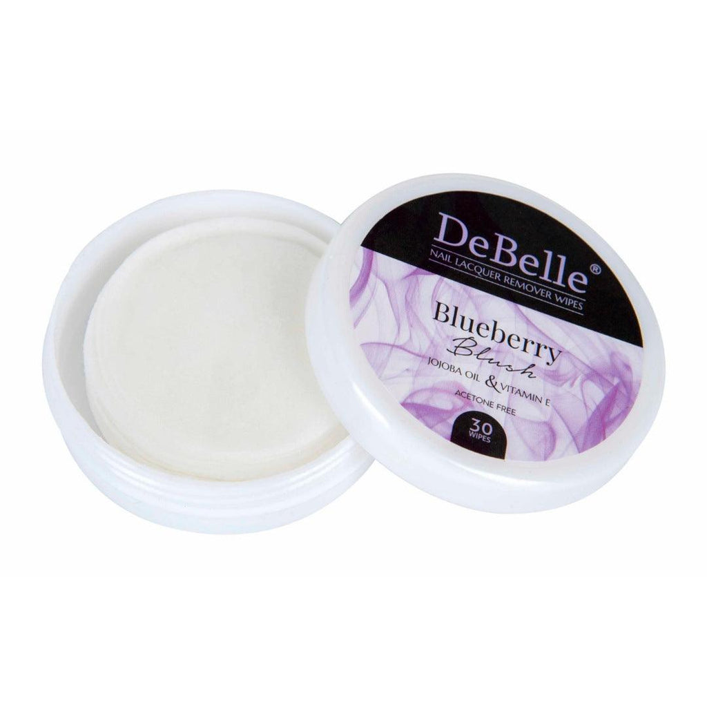DeBelle Nail Lacquer Remover Wipes - Blueberry Blush
