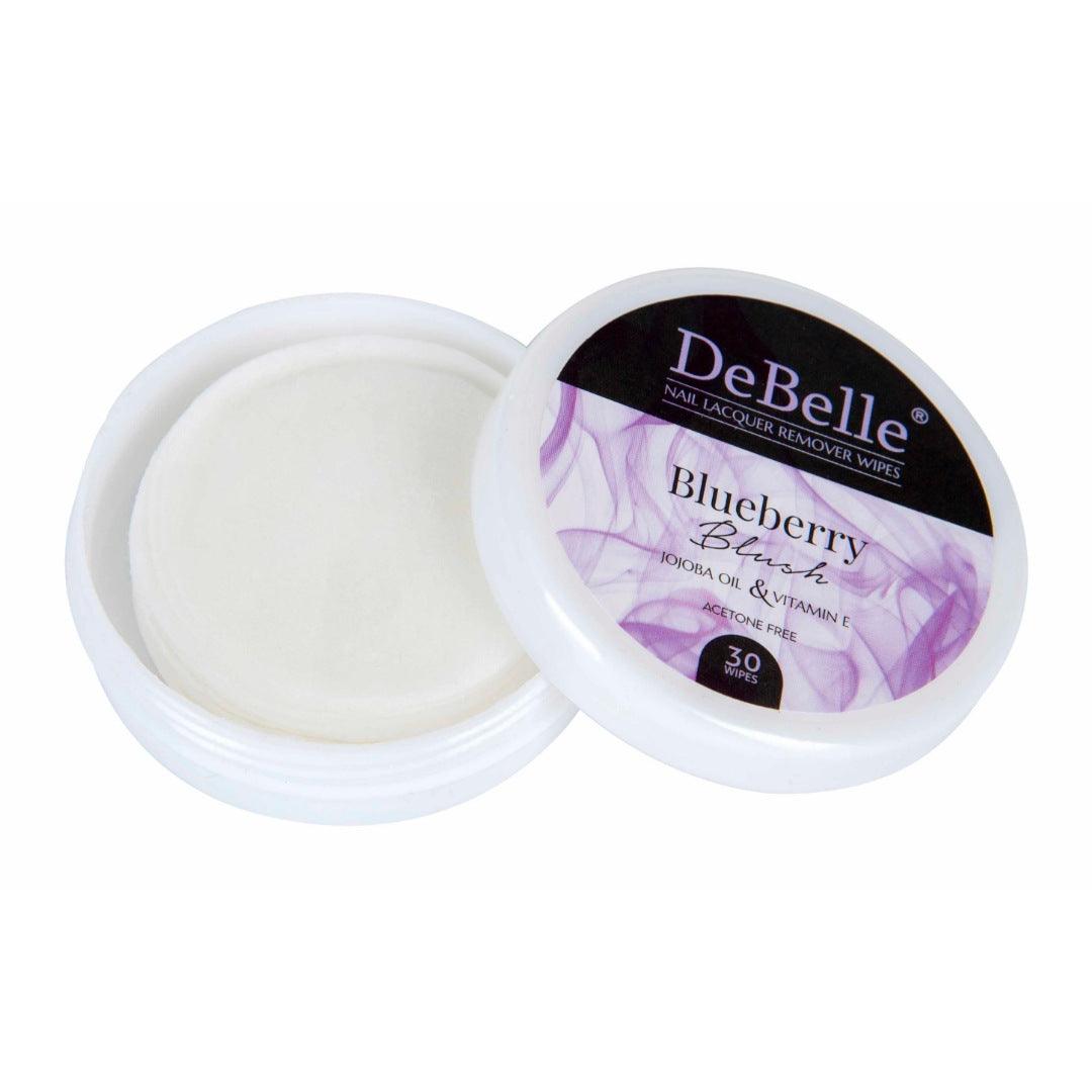 DeBelle Nail Lacquer Remover Wipes - Blueberry Blush