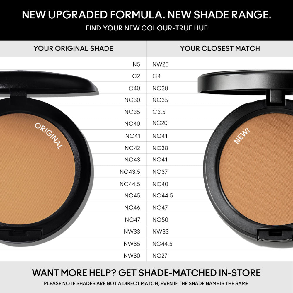 M.A.C Studio Fix Powder Plus 24-Hour Oil Control Compact Foundation With Rose & Red Algae Extracts