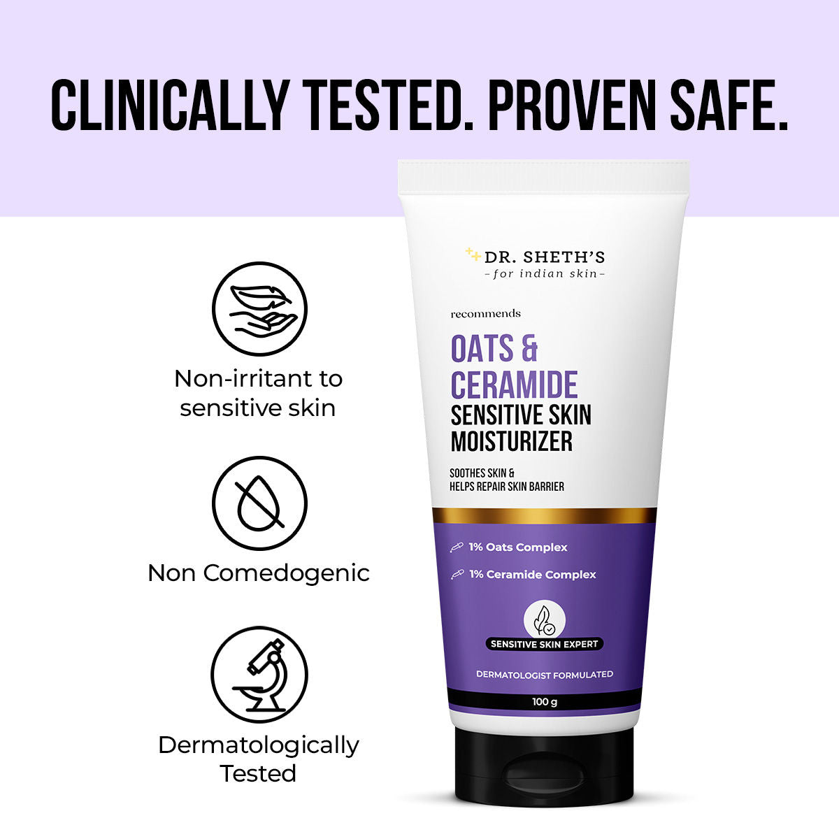 Dr. Sheth's Oats & Ceramide Sensitive Skin Moisturizer