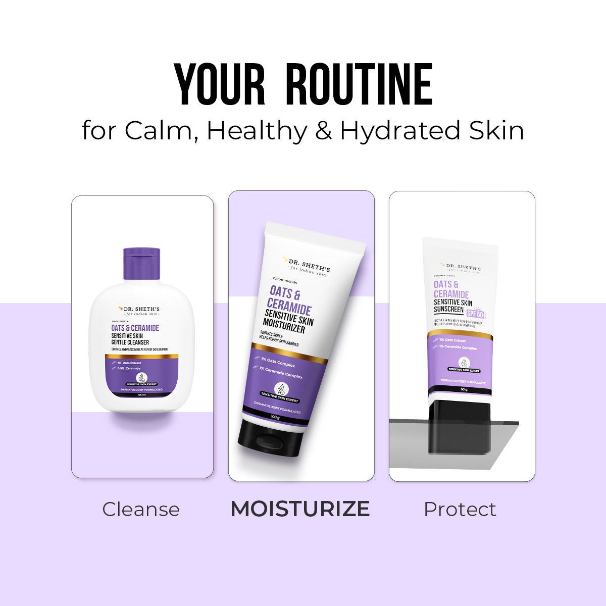 Dr. Sheth's Oats & Ceramide Sensitive Skin Moisturizer