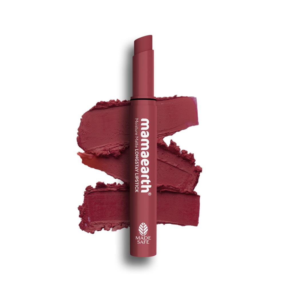 Mamaearth Moisture Matte Longstay Lipstick With Avocado Oil & Vitamin E