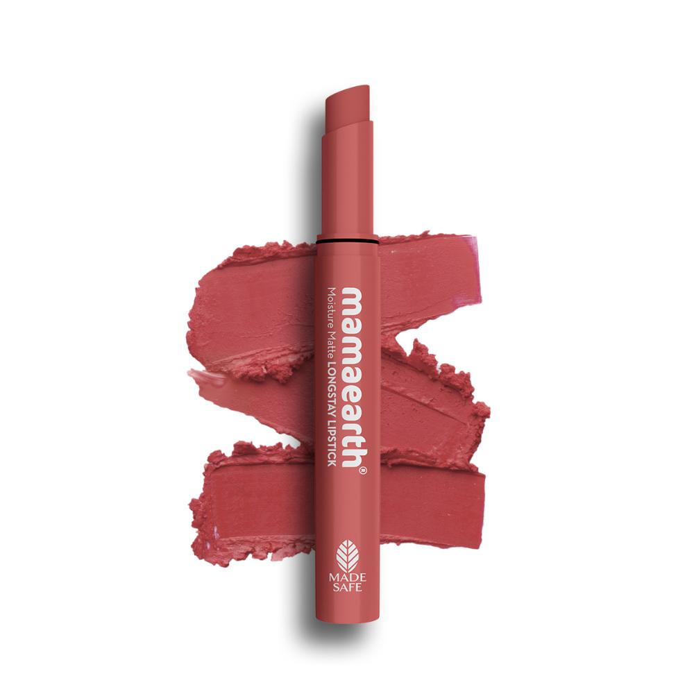 Mamaearth Moisture Matte Longstay Lipstick With Avocado Oil & Vitamin E