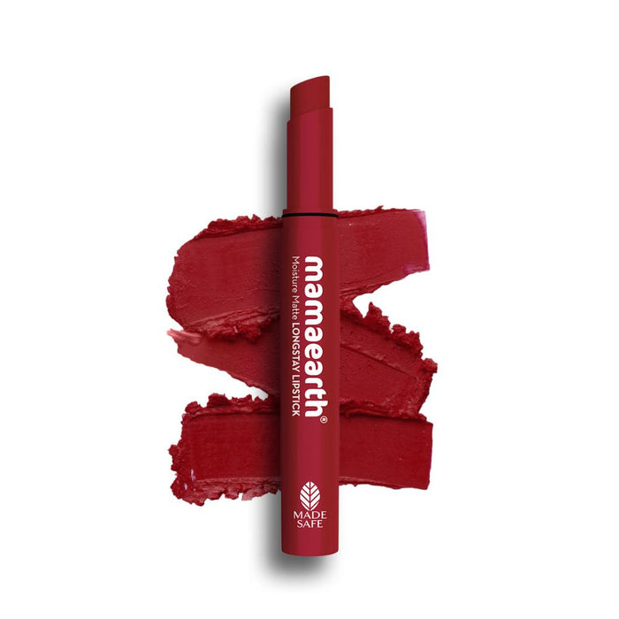 Mamaearth Moisture Matte Longstay Lipstick With Avocado Oil & Vitamin E