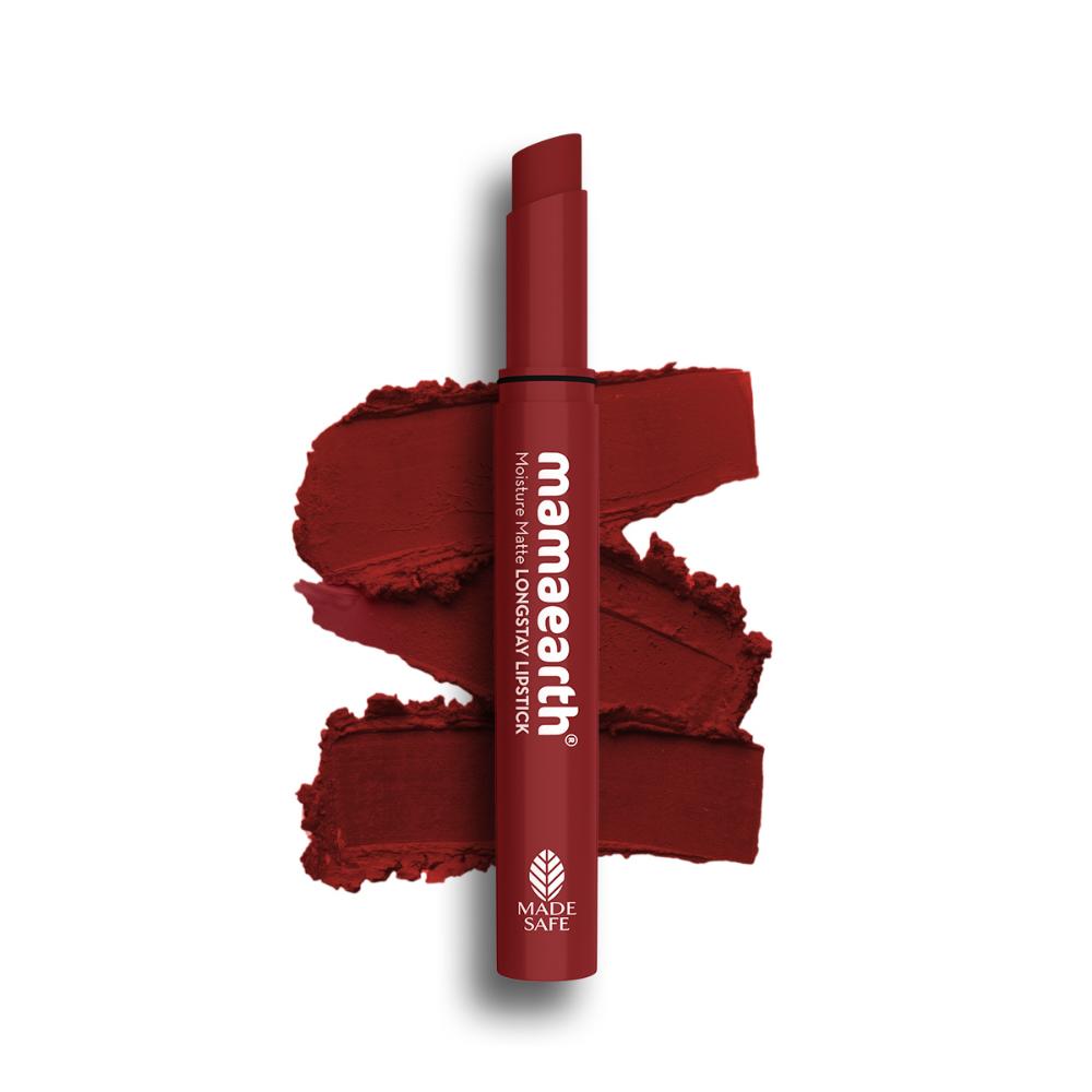 Mamaearth Moisture Matte Longstay Lipstick With Avocado Oil & Vitamin E