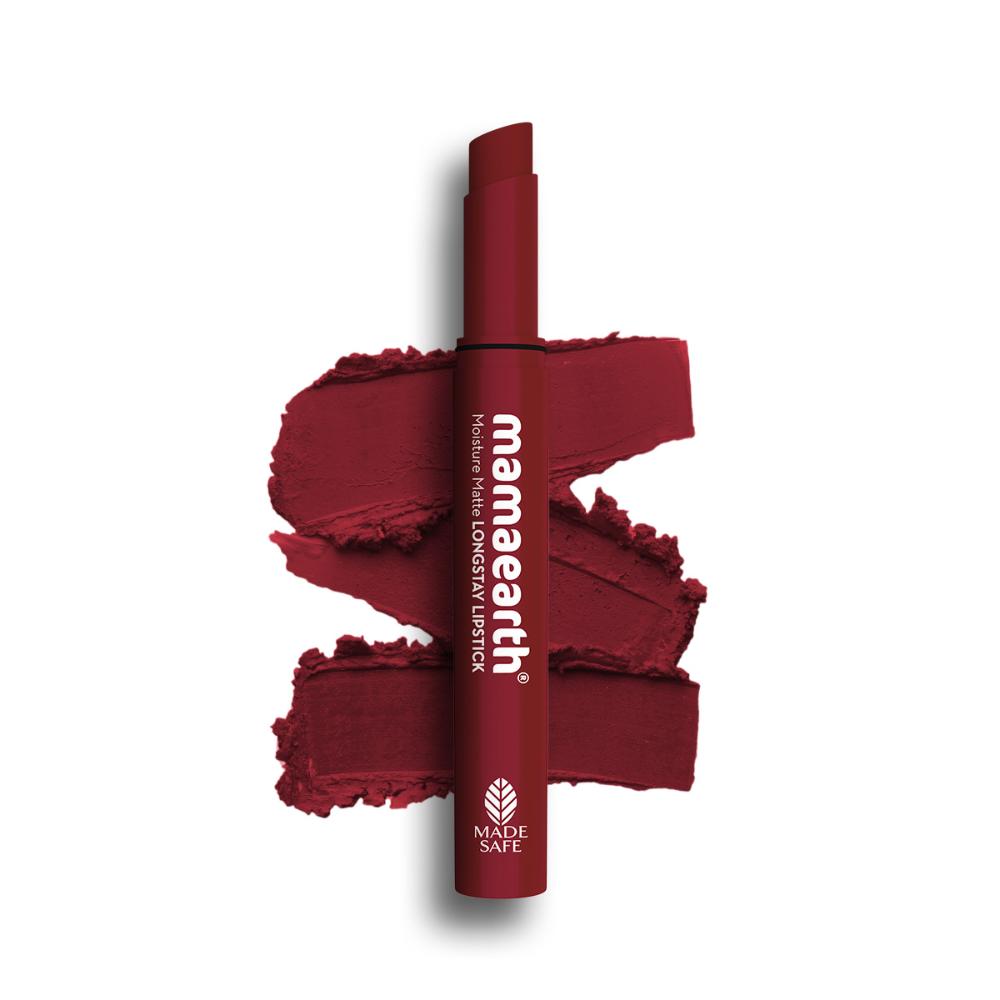 Mamaearth Moisture Matte Longstay Lipstick With Avocado Oil & Vitamin E