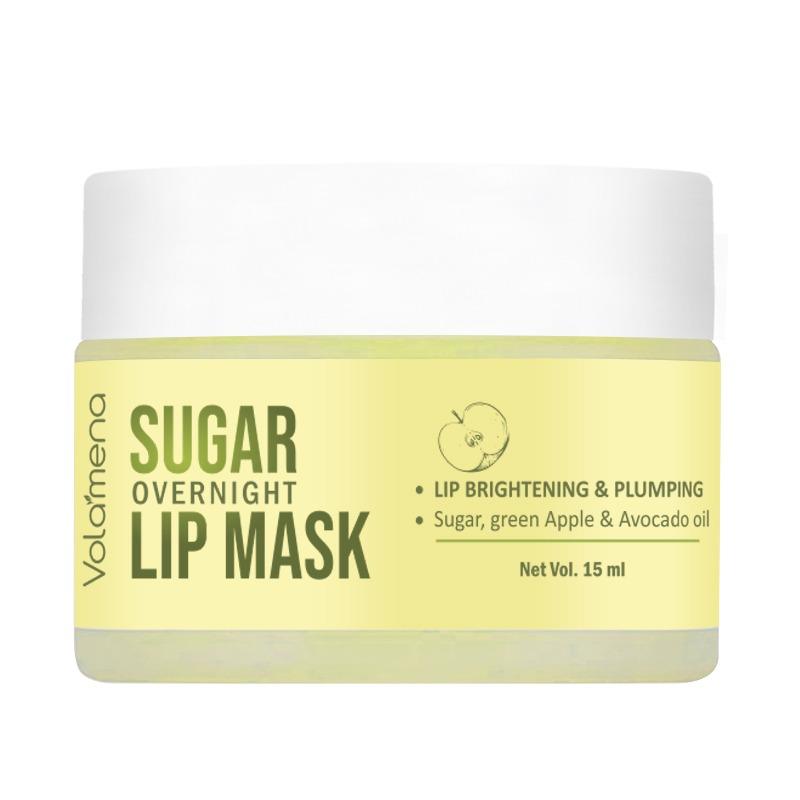 Volamena Overnight Lip Mask With Sugar, Green Apple Extract & Avocado Oil