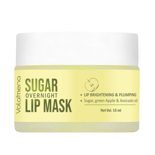 Volamena Overnight Lip Mask With Sugar, Green Apple Extract & Avocado Oil