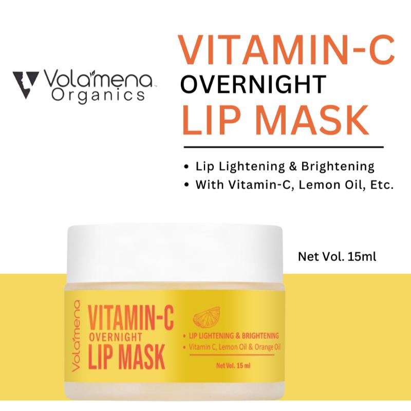 Volamena Overnight Lip Mask With Vitamic C, Lemon & Orange