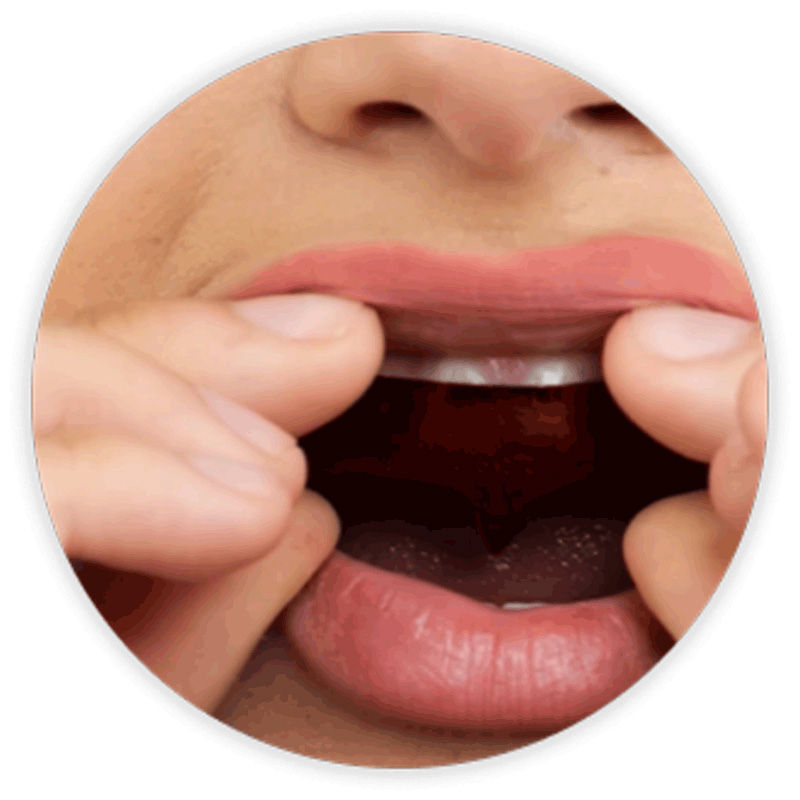 BonAyu Sensitivity Strips reduces Dental Sensitivity with Natural Menthol and clove oil