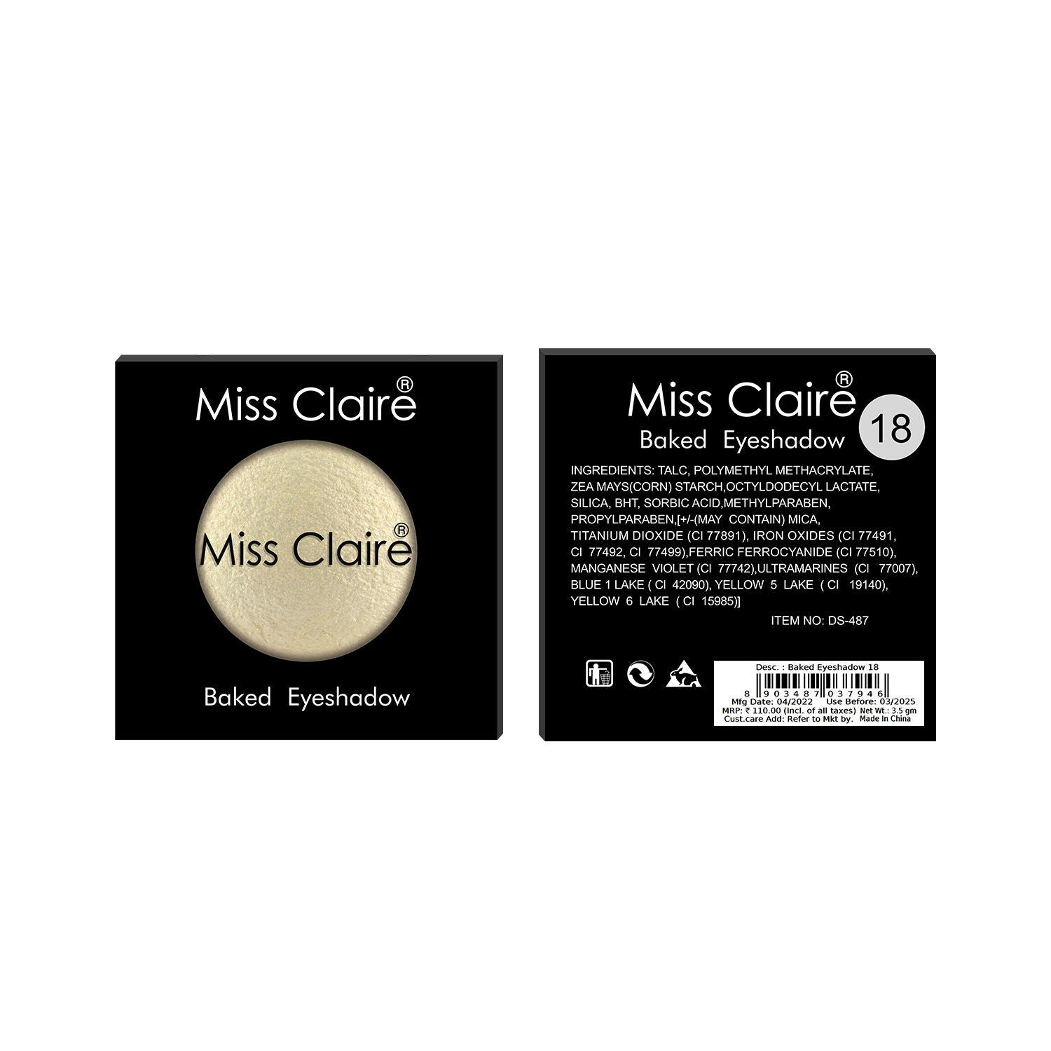 Miss Claire Baked Eyeshadow