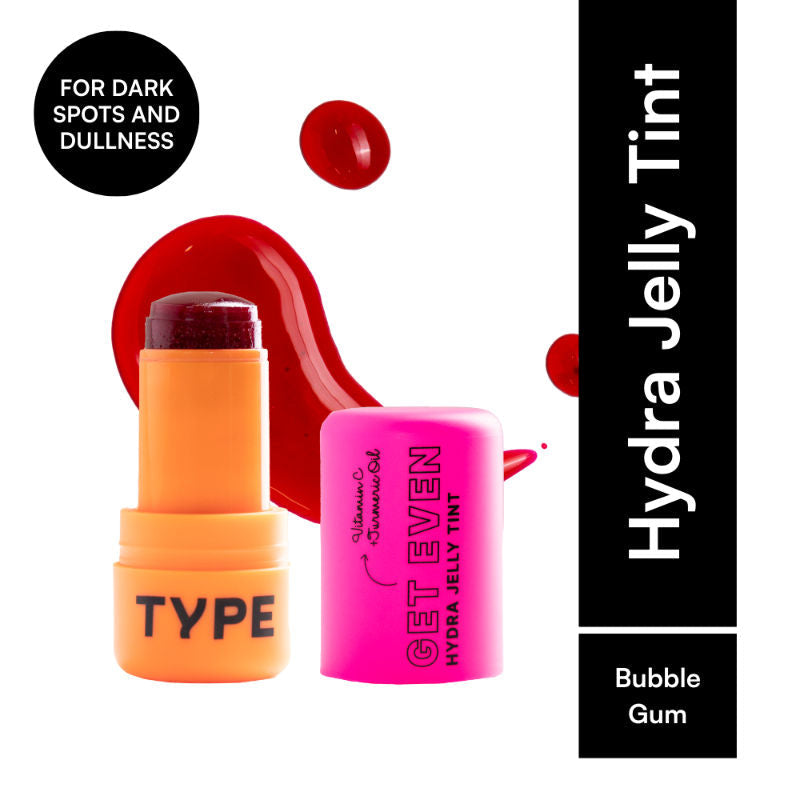 Type Beauty Get Even Hydra Jelly Tint with Vitamin C For Cheeks, Lips and Eyes