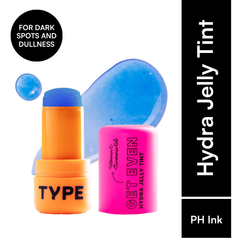 Type Beauty Get Even Hydra Jelly Tint with Vitamin C For Cheeks, Lips and Eyes