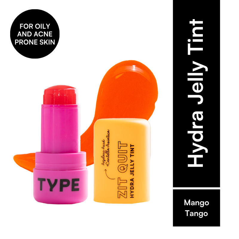 Type Beauty Zit Quit Hydra Jelly Tint with Azelaic Acid For Cheeks, Lips and Eyes