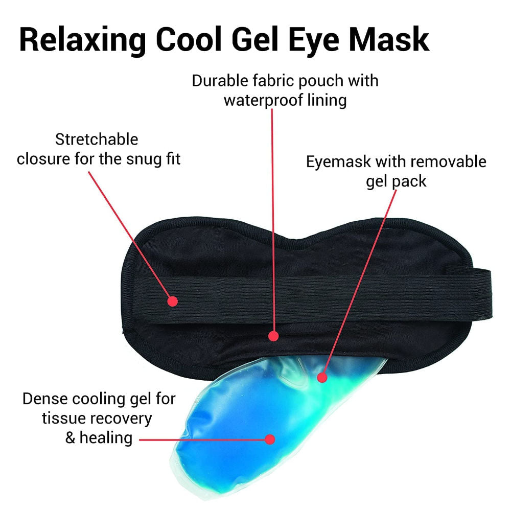 Kazarmaa Eye Mask With Black Silk Cover