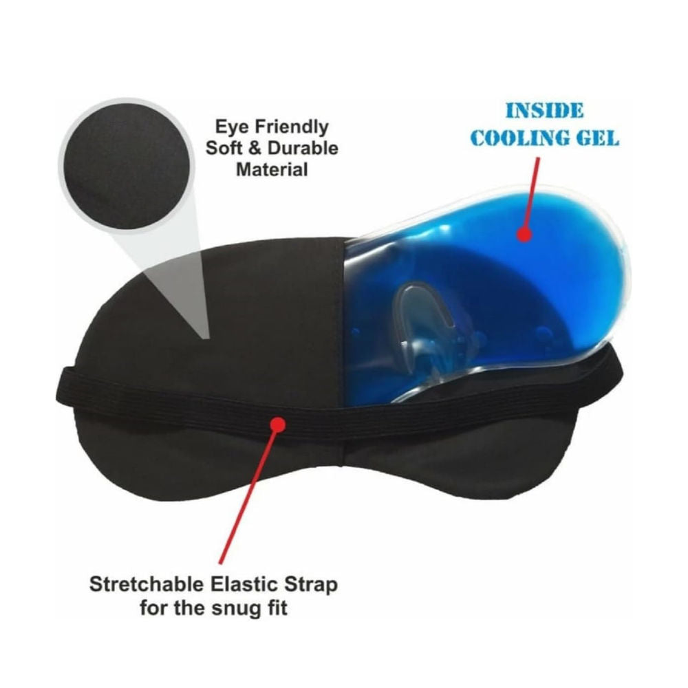 Kazarmaa Eye Mask With Black Silk Cover