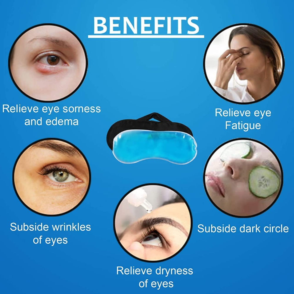 Kazarmaa Eye Mask With Black Silk Cover