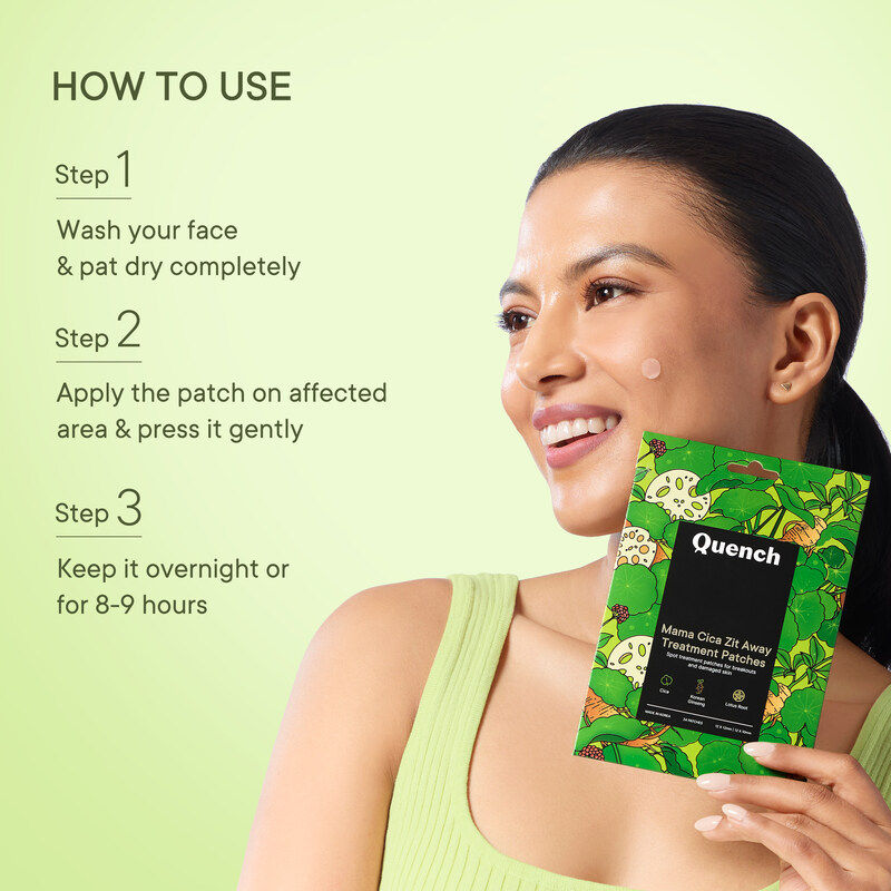 Quench Cica & Salicylic Acid Acne Pimple Patches