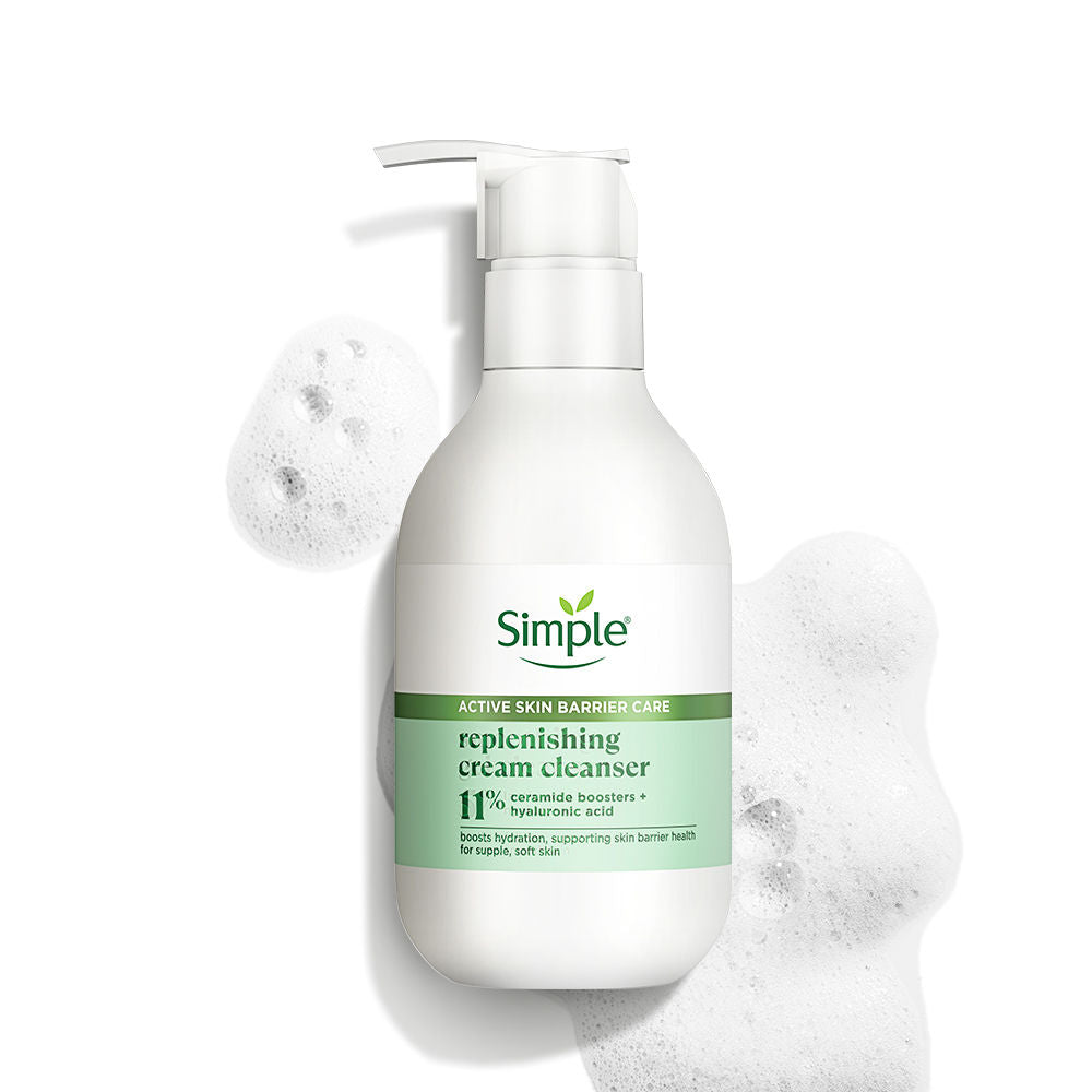 SIMPLE Active Skin Barrier Care, with 11% Ceramide Boosters for Sensitive Skin
