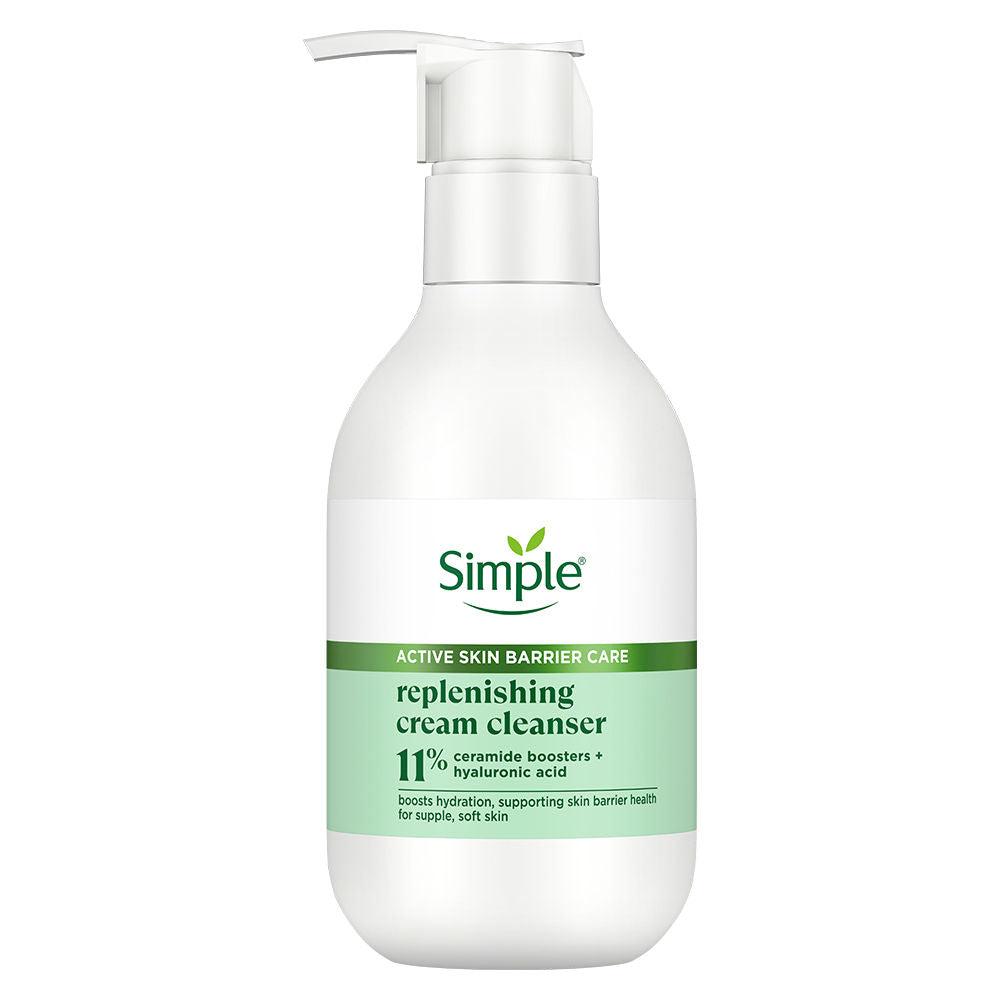 SIMPLE Active Skin Barrier Care, with 11% Ceramide Boosters for Sensitive Skin