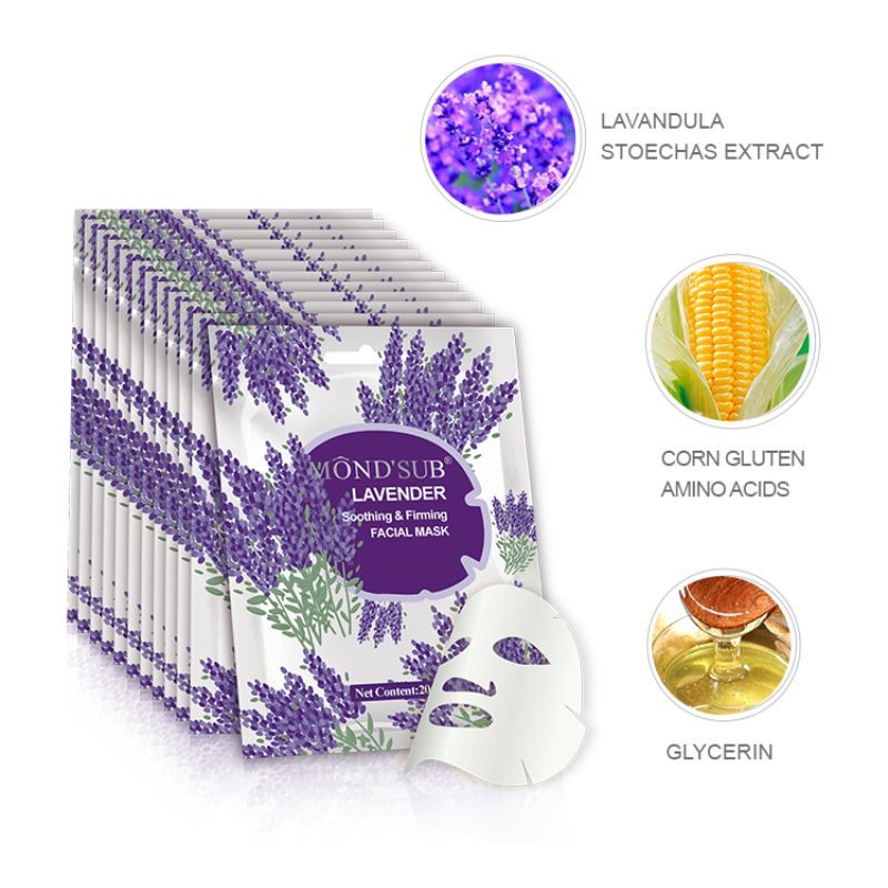 Mond'Sub Lavender Soothing & Firming Facial Mask Sheet