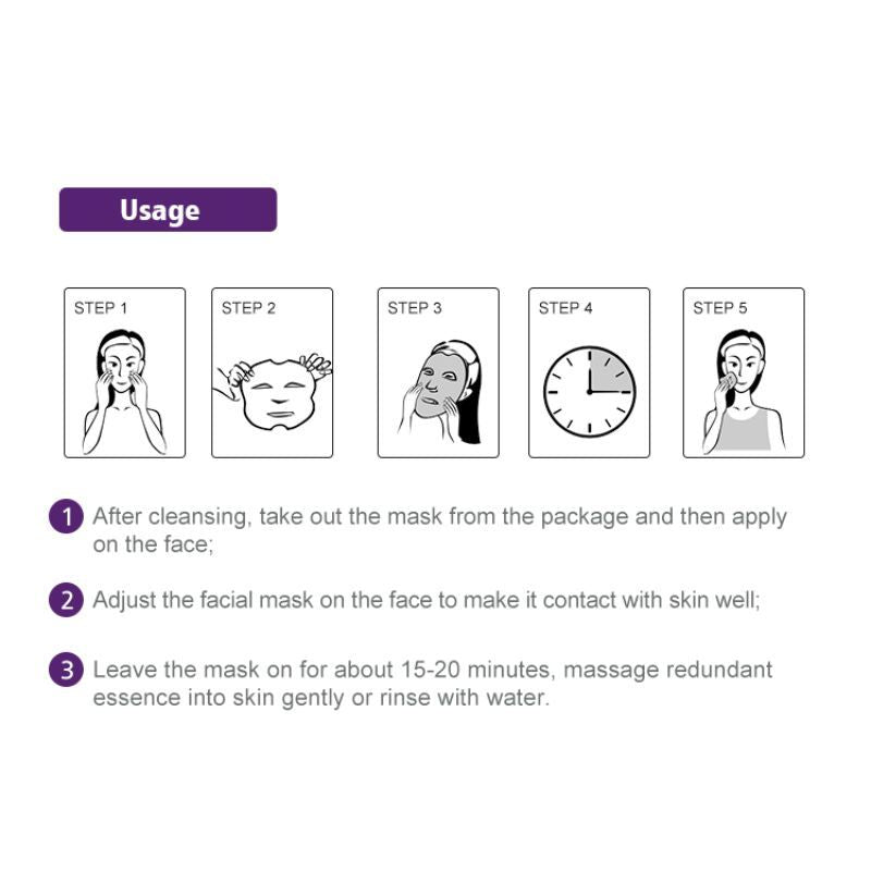 Mond'Sub Lavender Soothing & Firming Facial Mask Sheet