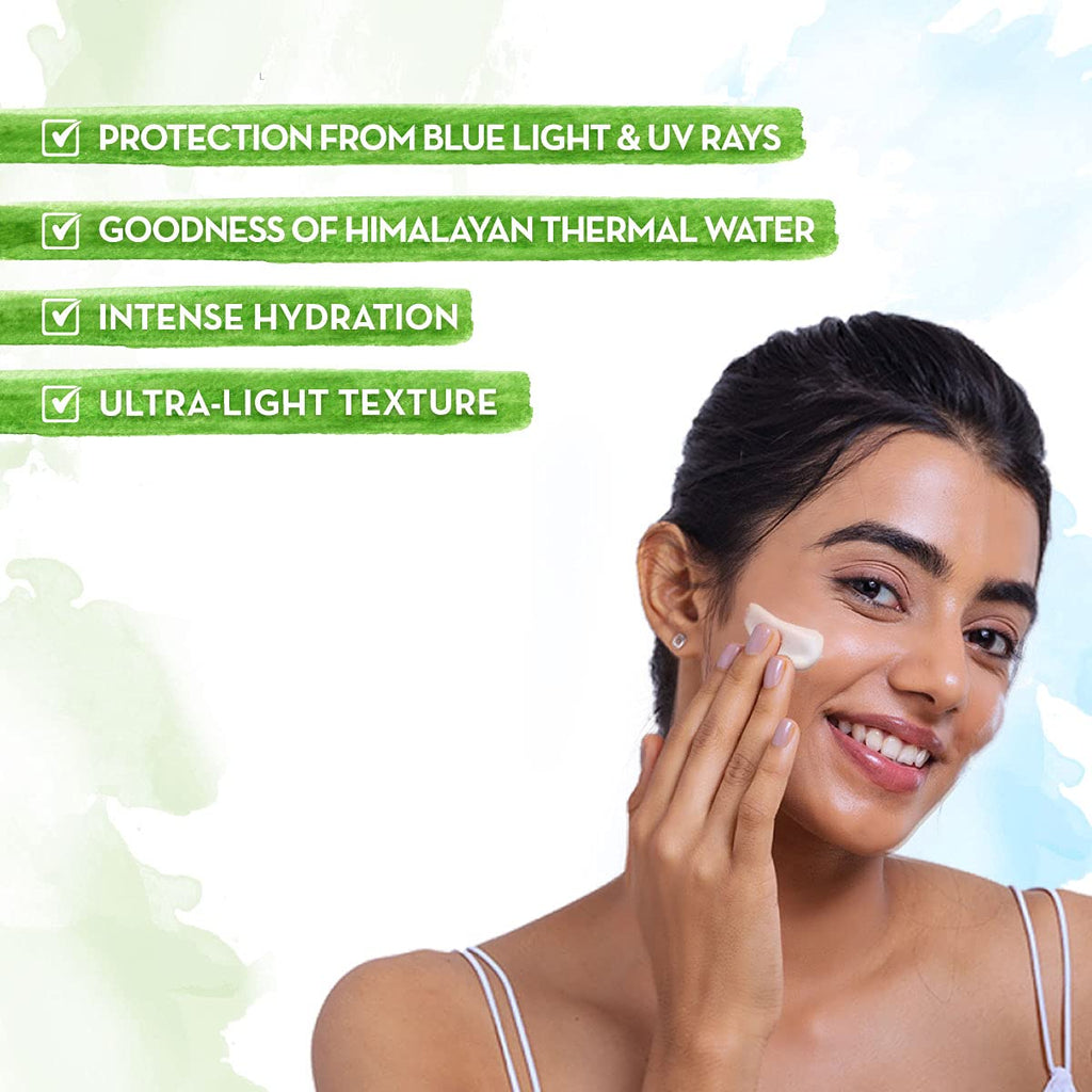 Mamaearth Aqua Glow Hydrating Sunscreen Gel With Himalayan Thermal Water & Hyaluronic Acid