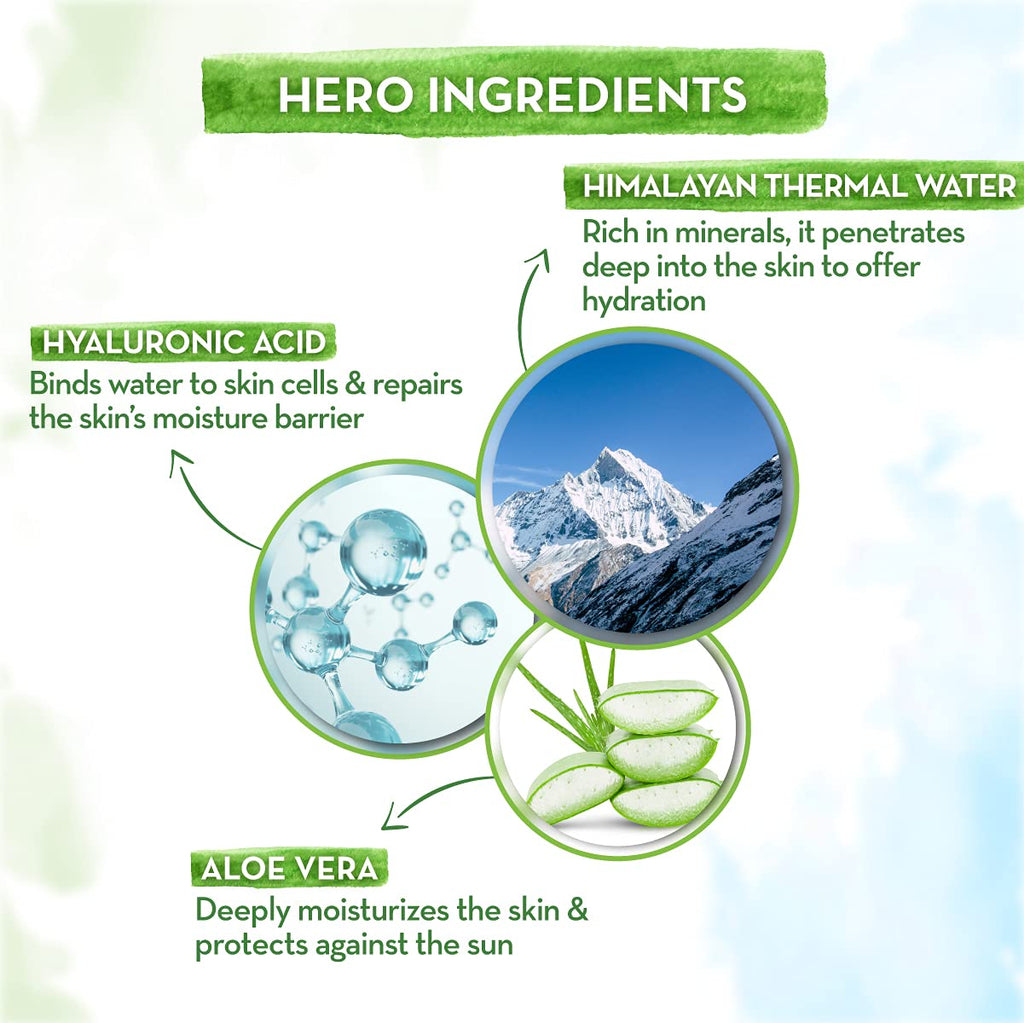 Mamaearth Aqua Glow Hydrating Sunscreen Gel With Himalayan Thermal Water & Hyaluronic Acid