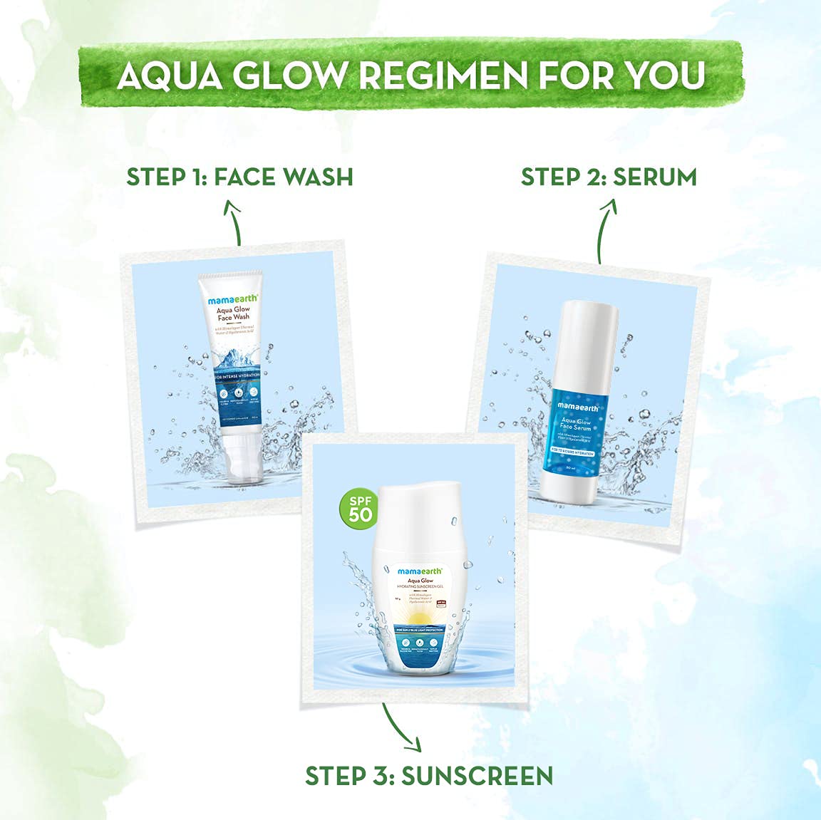Mamaearth Aqua Glow Hydrating Sunscreen Gel With Himalayan Thermal Water & Hyaluronic Acid