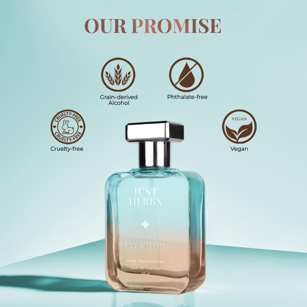 Just Herbs Energising Cin & Tonic Eau De Parfum For Her