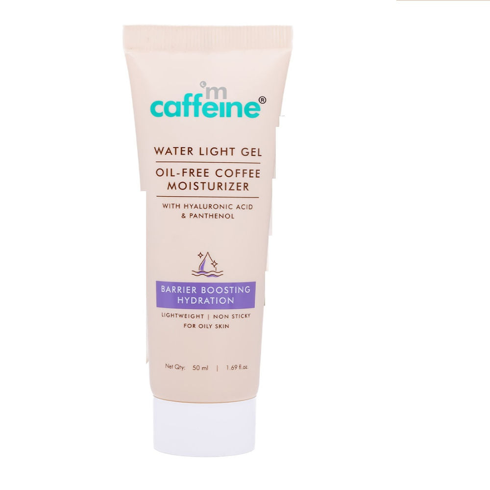MCaffeine Oil-Free Coffee Face Moisturizer Gel with Hyaluronic Acid & Pro-Vit B5 for Deep Hydration