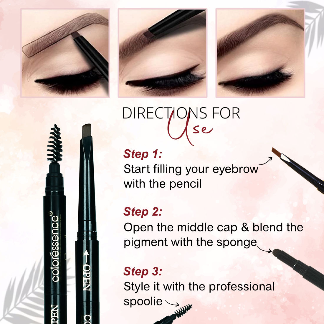 Coloressence 3 In 1 Multifuntion Eyebrow Styler