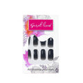 Secret Lives Long Black Color With Semi Transparent Bottom