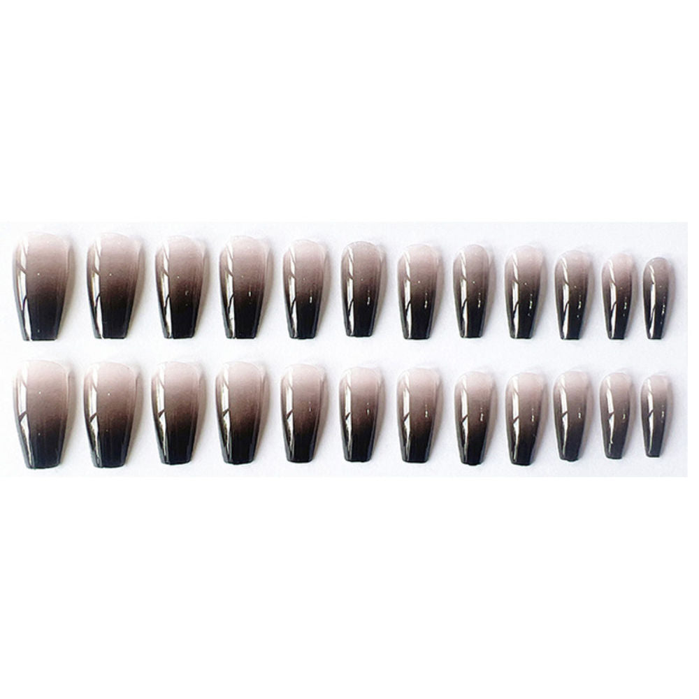 Secret Lives Long Black Color With Semi Transparent Bottom