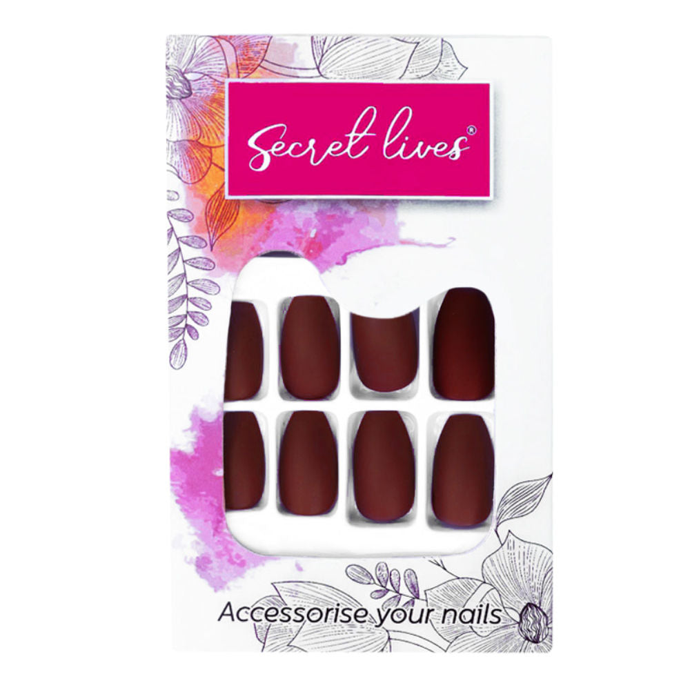 Secret Lives Maroon Matte