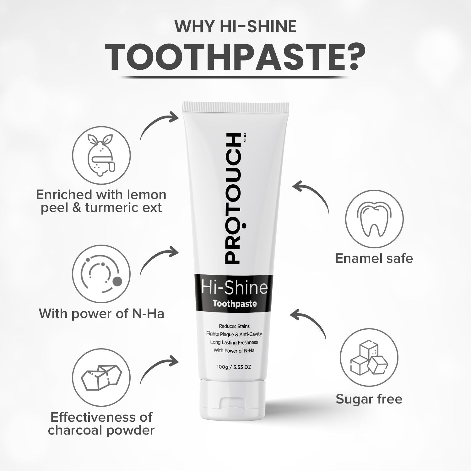 Protouch Hi-Shine Toothpaste