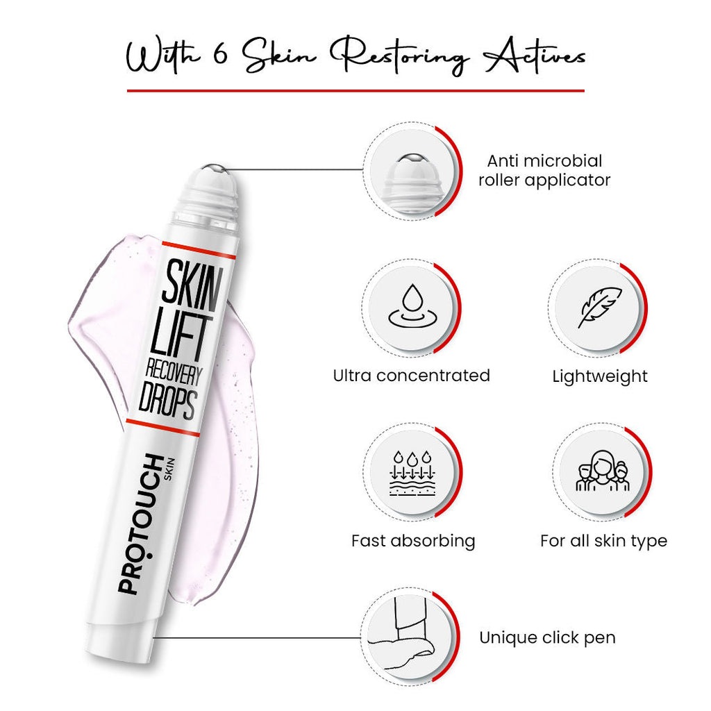 PROTOUCH Skin Lift Recovery Serum with Retinol and Korean Kombaucha, Prevents Wrinkle & Ageing