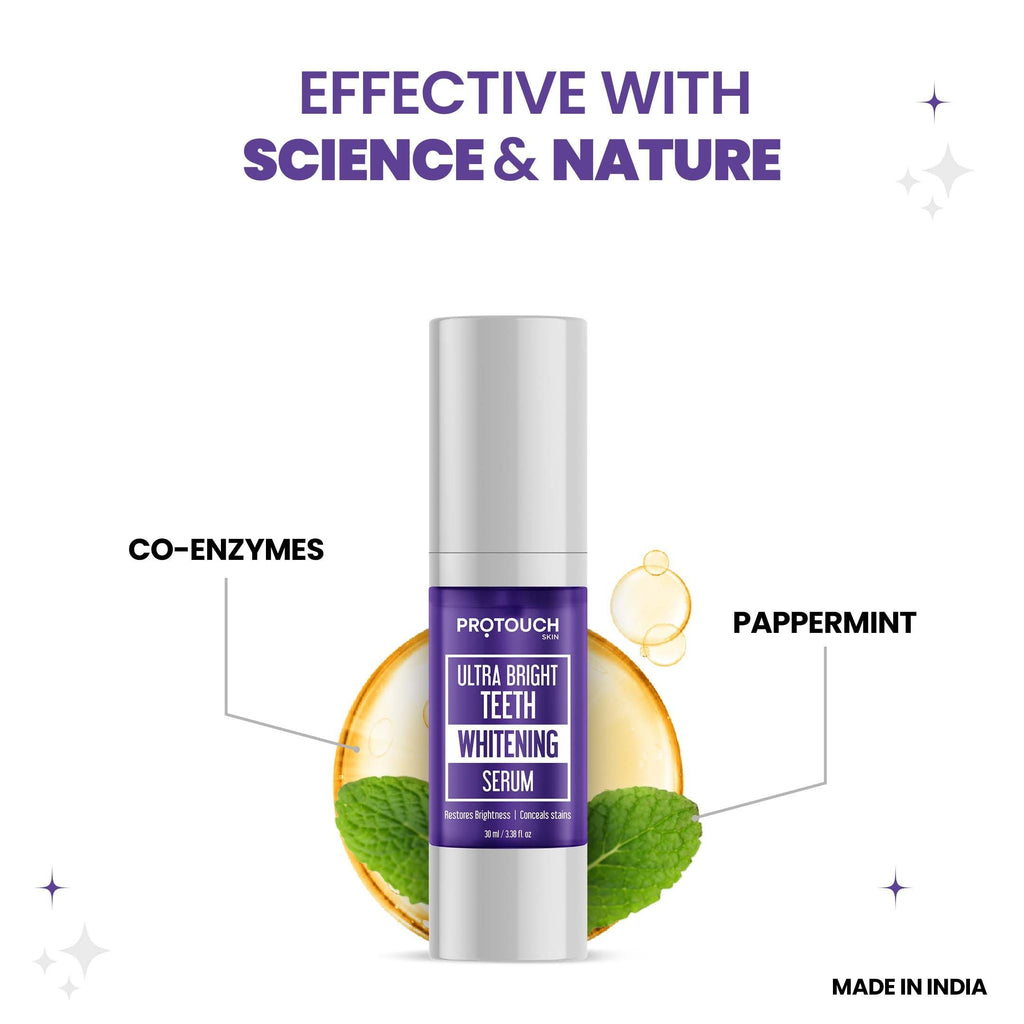 PROTOUCH Ultra Bright Purple Teeth Whitening Toothpaste Serum, Colour Correction