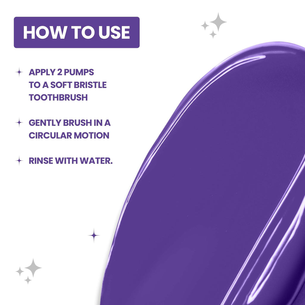 PROTOUCH Ultra Bright Purple Teeth Whitening Toothpaste Serum, Colour Correction