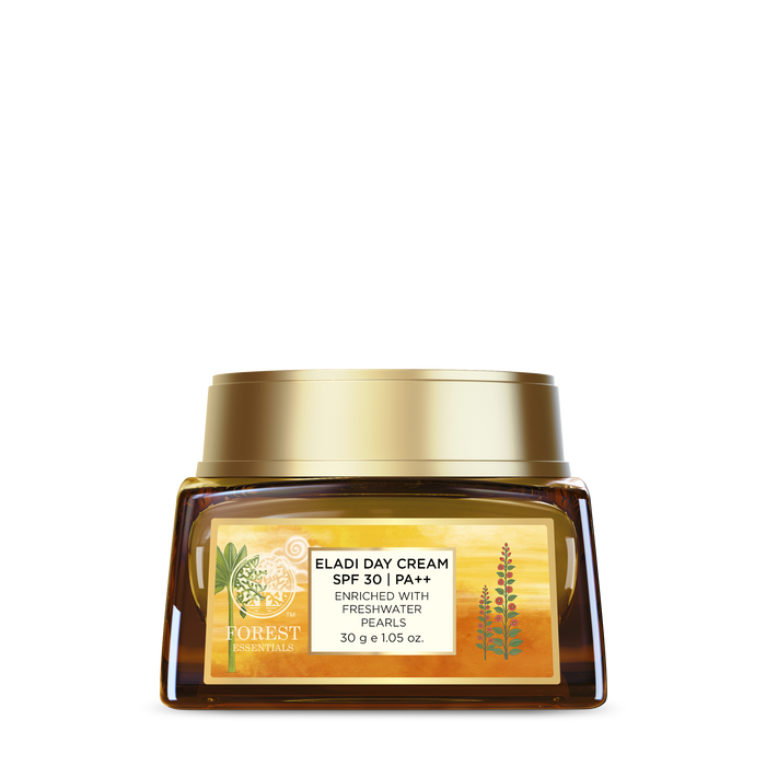 Forest Essentials Eladi Day Cream With SPF 30 PA++ Ayurvedic For Acne Prone Skin With Niacinamide
