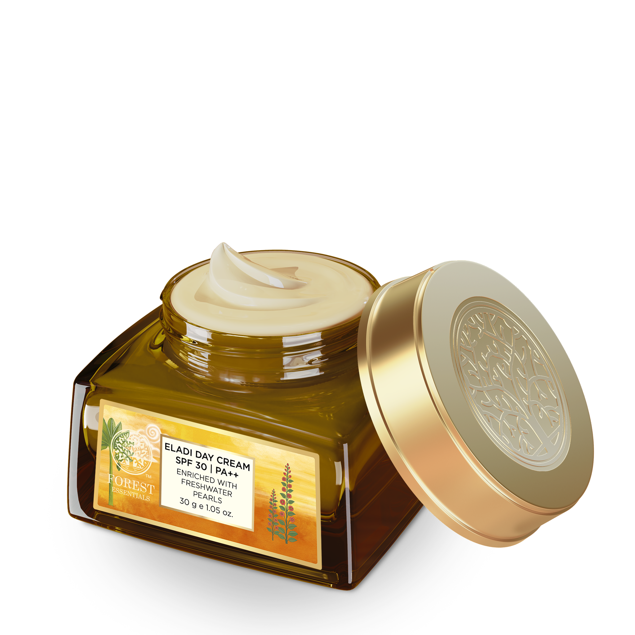Forest Essentials Eladi Day Cream With SPF 30 PA++ Ayurvedic For Acne Prone Skin With Niacinamide