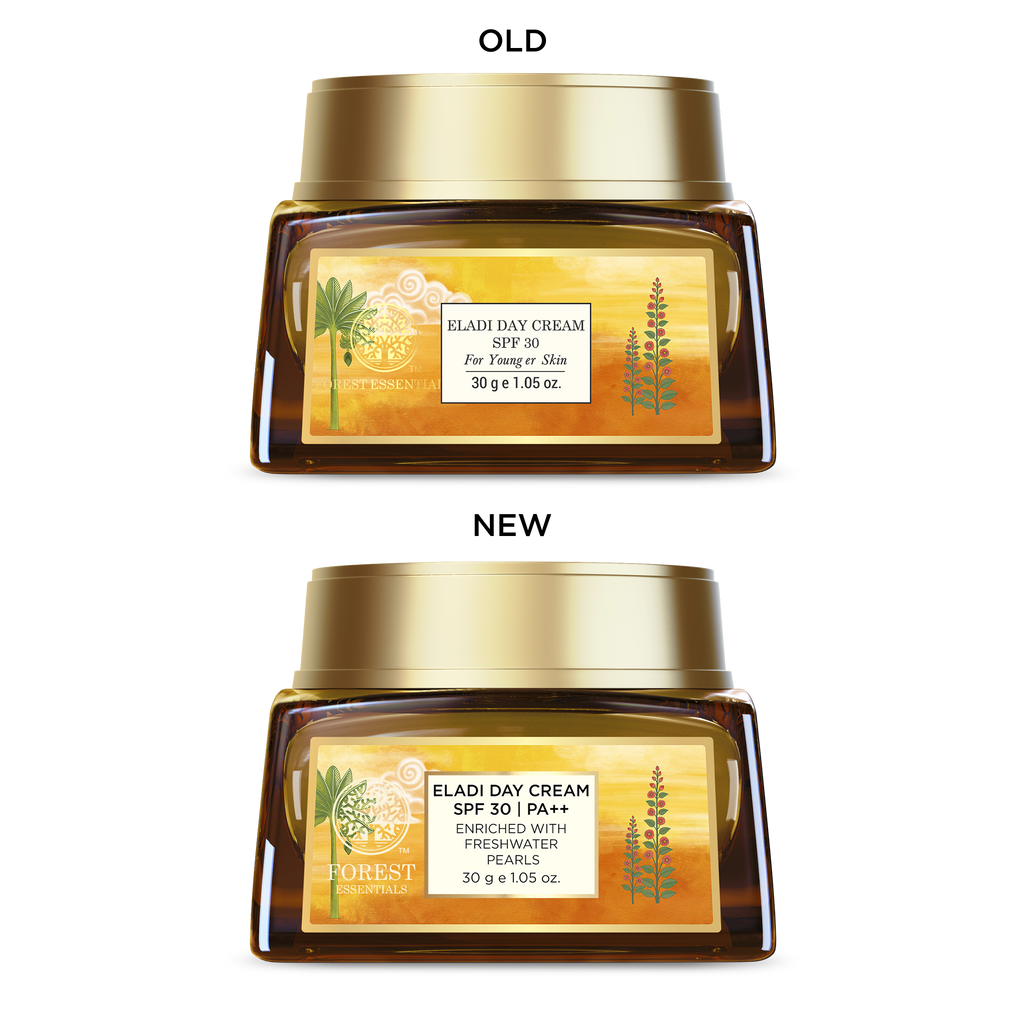 Forest Essentials Eladi Day Cream With SPF 30 PA++ Ayurvedic For Acne Prone Skin With Niacinamide