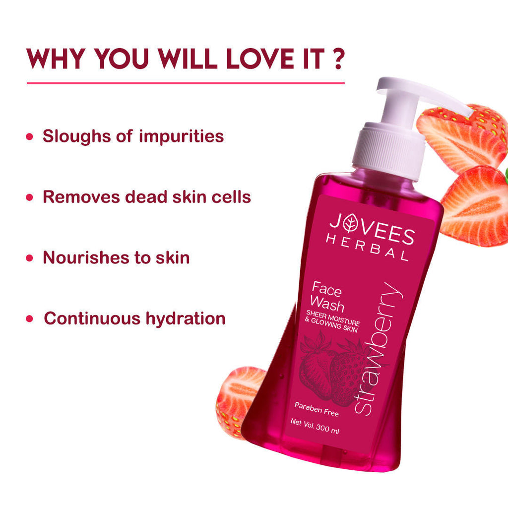 Jovees Herbal Strawberry Face Wash