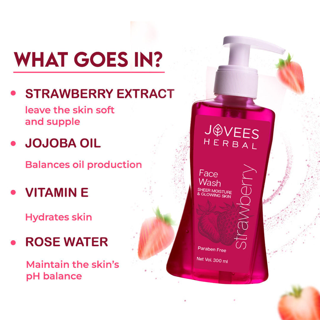 Jovees Herbal Strawberry Face Wash