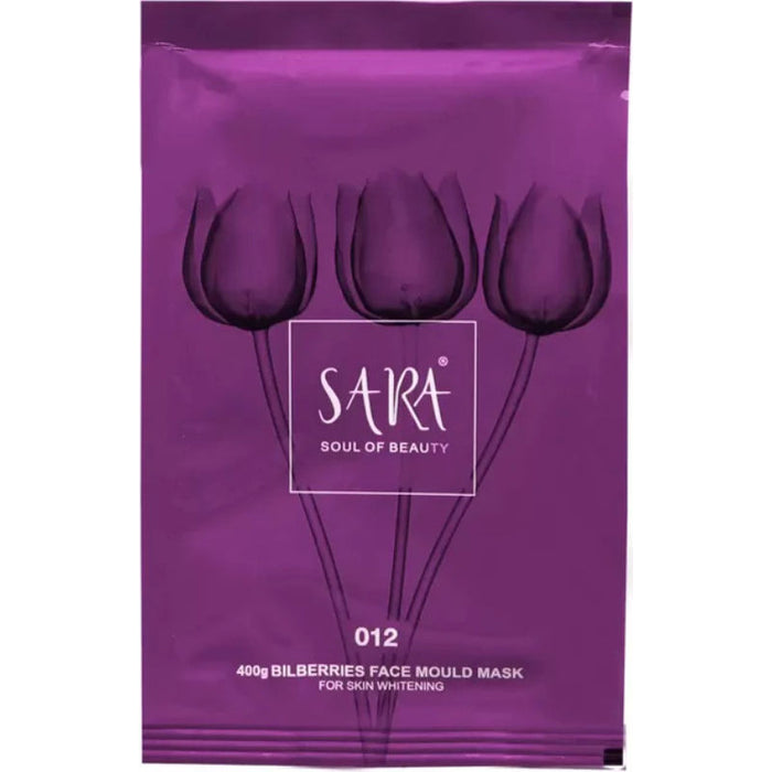 Sara Bilberries Facial Mould Mask For Brightened & Hydrated Skin, De-tan for youthful looks