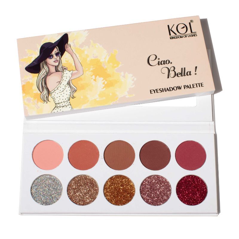 Kingdom Of Lashes Ciao Bella X10 Eyeshadow Palette