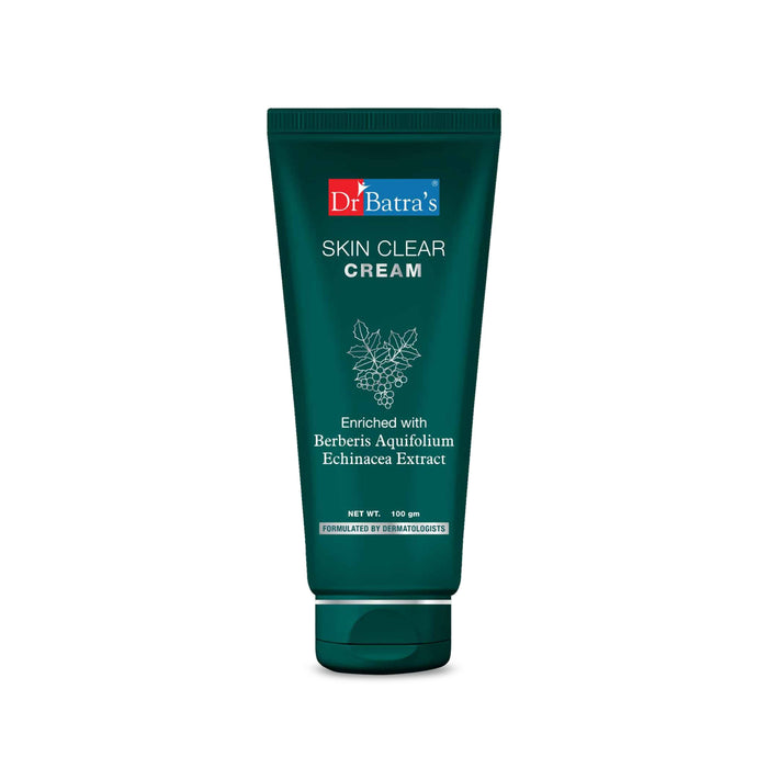 Dr Batras Skin Clear Cream- Enriched With Aquifolium Extract Olive Oil & Echinacea Purpurea
